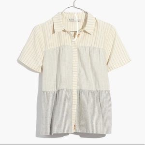 Madewell X The New Denim Project blouse
